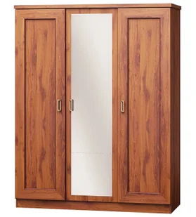 Szafa trzydrzwiowa z lustrem dąb stuletni L4-E12 - Szafy Szafa trzydrzwiowa z lustrem dąb stuletni L4-E12 - Szafy - miniaturka - grafika 1