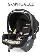 Foteliki samochodowe - PEG PEREGO PRIMO VIAGGIO LOUNGE 0-13kg Graphic Gold - miniaturka - grafika 1