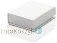 Pozostałe nośniki i napędy - Białe laminowane pudełko na metalowy pendrive (slim) - miniaturka - grafika 1
