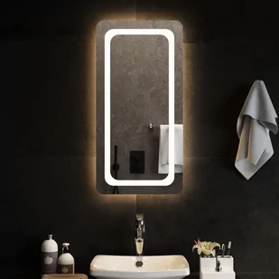 vidaXL Lustro łazienkowe z LED, 40x80 cm - Lustra - miniaturka - grafika 1