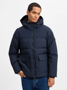 Tommy Hilfiger Pikowana kurtka męska Mężczyźni Sztuczne włókno niebieski jednolity, S - Kurtki męskie - miniaturka - grafika 1