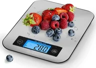 Wagi kuchenne - Duronic KS1007 5 kg srebrno Czarna - miniaturka - grafika 1