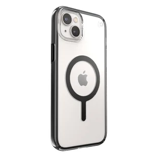 Speck Presidio Perfect-Clear with Impact Geometry + MagSafe - Etui iPhone 14 Plus z powłoką MICROBAN (Clear / Black) - Etui i futerały do telefonów - miniaturka - grafika 1