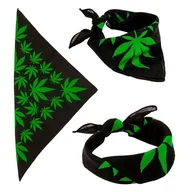 Stroje karnawałowe - BANDANA JAMAJKA CHUSTA MARIHUANEN - miniaturka - grafika 1