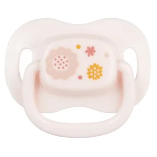 Smoczek CANPOL BABIES Newborn Symetryczny 6-18 m Różowy - Smoczki do butelek - miniaturka - grafika 1