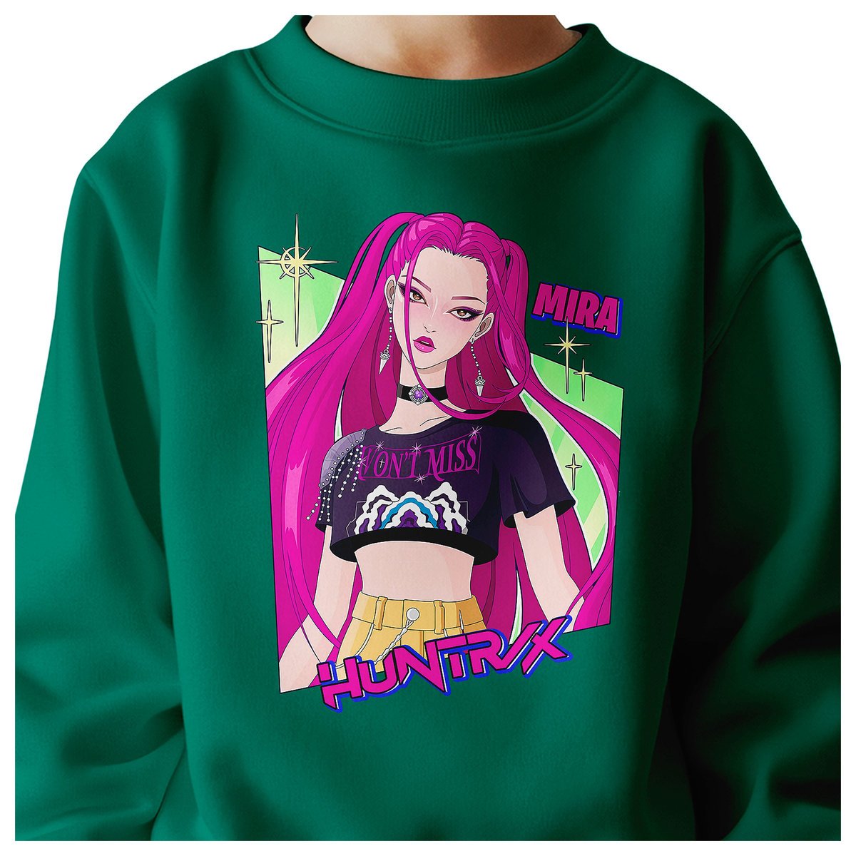 BLUZA DZIECIĘCA HUNTRIX MIRA KPOP 134-140 BAWEŁNIANA JAKOŚĆ