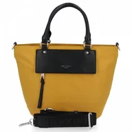 Torebki damskie - David Jones Uniwersalne Torebki Damskie Na Co Dzień Żółta - miniaturka - grafika 1