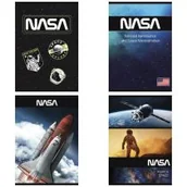 Zeszyty szkolne - St. Majewski Zeszyt okładka laminowana dwukolorowa A5 Space linia 32 kartki - miniaturka - grafika 1