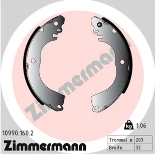 ZIMMERMANN SZCZĘKI HAMULCOWE ZIMMERMANN 10990 160 2 4600A346 MITSUBISHI SPACE STAR 12 10990.160.2 - Szczęki hamulcowe - miniaturka - grafika 1