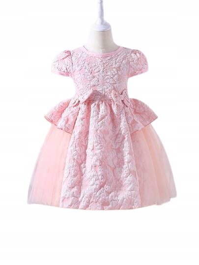 SHEIN SUKIENKA RÓŻOWA ROZKLOSZOWANA 104-110 ŁWE