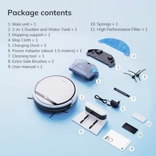 Robot sprzątający ILIFE V3X Robot Vacuum Cleaner - Roboty sprzątające - miniaturka - grafika 11
