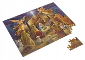 Puzzle - PUZZLE Stajenka Boże Narodzenie + IMIĘ Pudełko 120 el. - miniaturka - grafika 1