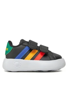 adidas Sneakersy Grand Court 2.0 Cf I IE1372 Czarny - Buty dla chłopców - miniaturka - grafika 1