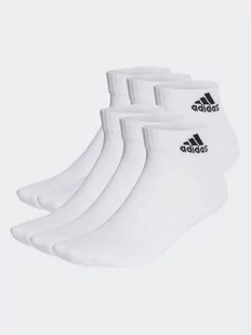 adidas Skarpety Niskie Unisex Cushioned Sportswear Ankle Socks 6 Pairs HT3442 Biały - Skarpetki damskie - miniaturka - grafika 1