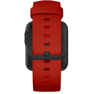 Sportowa opaska na nadgarstek Xiaomi Watch i Mi Watch Lite Silikonowa miękka w dotyku czerwona - Akcesoria do smartwatchy - miniaturka - grafika 1