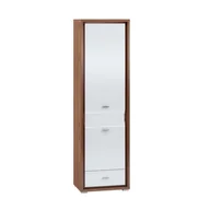 Szafy - Szafa DALLAS 02 orzech naturalny/biały połysk - miniaturka - grafika 1