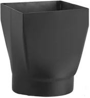 Akcesoria grzewcze - Darco Redukcja 192 x 192/180 mm czarna - miniaturka - grafika 1