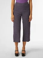 Spodnie damskie - Opus Spodnie Kobiety wiskoza niebieski|lila|wielokolorowy wzorzysty, 34 - miniaturka - grafika 1