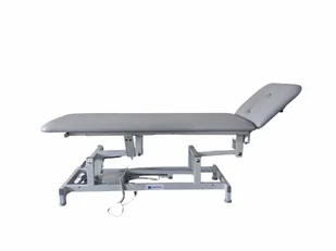 Stół rehabilitacyjny z pilotem elektrycznym do terapii manualnej Med Store Mensa - 2-częściowy, szary - Stoły i łóżka do masażu - miniaturka - grafika 1