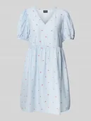 Sukienki - Sukienka casualowa o luźnym kroju z mieszanki wiskozy model ‘FIONNA’ - miniaturka - grafika 1