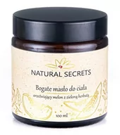 Balsamy i kremy do ciała - Natural secrets Natural Secrets Bogate Masło Do Ciała Orzeźwiający Melon Z Zieloną Herbatą 100ml 6F94-7837F - miniaturka - grafika 1