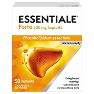 Układ pokarmowy - Zestaw 3x ESSENTIALE Forte 300mg, 50kaps. - miniaturka - grafika 1