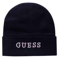 Czapki damskie - Damska Czapka zimowa GUESS BEANIE AW5189POL01-BLA – Czarny - miniaturka - grafika 1