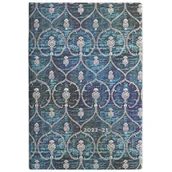 Kalendarze - Kalendarz książkowy mini 2022/2023 18M Blue Velvet - miniaturka - grafika 1