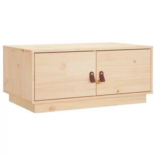 Lumarko Stolik kawowy, 80x50x35 cm, lite drewno sosnowe - Ławy i stoliki kawowe - miniaturka - grafika 3