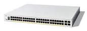 Switche - Cisco Catalyst C1200-48P-4G-RF łącza sieciowe Zarządzany L2/L3 Gigabit Ethernet (10/100/1000) Obsługa PoE Biały - miniaturka - grafika 1