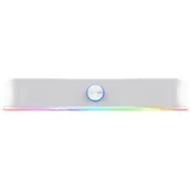 Głośniki komputerowe - Głośniki Trust GXT 619W Thorne RGB Illuminated Soundbar (25110) białe - miniaturka - grafika 1