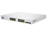 Switche - Cisco CBS250-24P-4X-EU-RF łącza sieciowe Zarządzany L2/L3 Gigabit Ethernet (10/100/1000) Srebrny CBS250-24P-4X-EU-RF - miniaturka - grafika 1