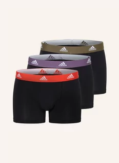 Majtki damskie - Adidas Bokserki Active Flex Cotton, 3 Szt. schwarz - grafika 1