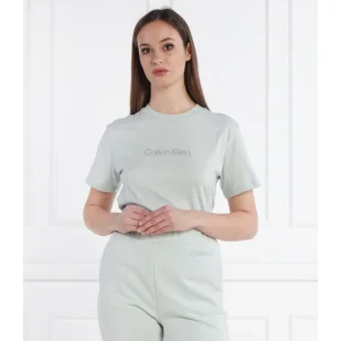 Calvin Klein T-shirt HERO LOGO | Regular Fit - Koszulki i topy damskie - miniaturka - grafika 1