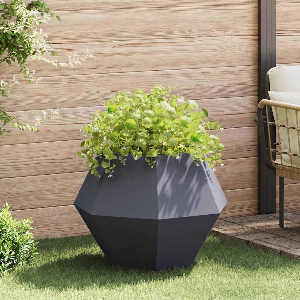 vidaXL Donica Antracyt 75 x 75 x 60 cm Stal
