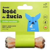 Przysmaki dla psów - AZANKI Kość z insektami i miętą MINI 10cm - miniaturka - grafika 1