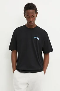 Vans t-shirt bawełniany męski kolor czarny z nadrukiem VN000KHTBLK1 - Koszulki męskie - miniaturka - grafika 1