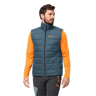 Męska kamizelka puchowa Jack Wolfskin ATHER DOWN VEST M midnight sky - L - Kamizelki męskie - miniaturka - grafika 1