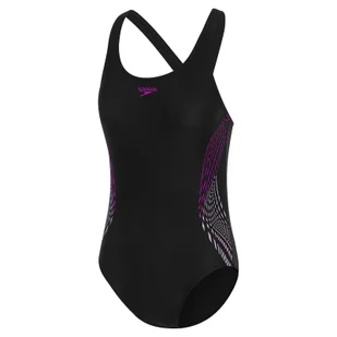 Dziecięcy 1-częściowy kostium kąpielowy Speedo Eco Placem Muscleb - Stroje kąpielowe dla dziewczynek - miniaturka - grafika 1
