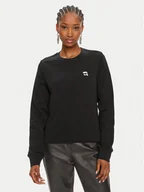 Bluzy damskie - KARL LAGERFELD Bluza Ikonik 2.0 245W1810 Czarny Regular Fit - miniaturka - grafika 1