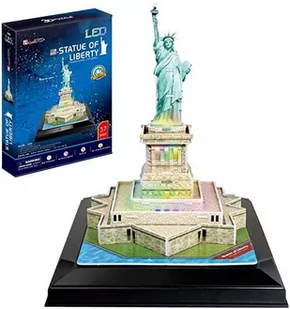 Cubicfun Puzzle 3D 37 el Statua Wolności LED L505h - Puzzle - miniaturka - grafika 1