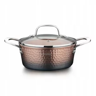 Garnek Z Pokrywą Starke Pro Glossy Copper 18cm 1,6 - Garnki - miniaturka - grafika 1