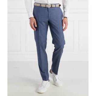 Spodnie męskie - Joop! Wełniane spodnie | Slim Fit - grafika 1