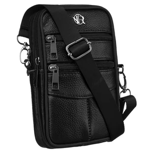 Mini torebka-saszetka Rovicky R-13207-S czarna - ROVICKY - Torebki damskie - miniaturka - grafika 1