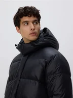 Kurtki męskie - Reserved - Pikowana kurtka z puchem - czarny - miniaturka - grafika 1