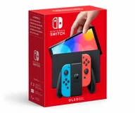 Konsole Nintendo - Nintendo Switch Joy-Con Niebiesko-Czerwony NOWY MODEL - miniaturka - grafika 1