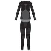 Pozostała odzież narciarska - Bielizna damska, VIKING, Volcanica Lady Set, czarna, Rozmiar M - miniaturka - grafika 1