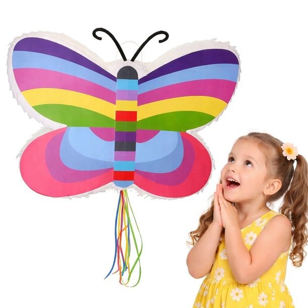 Piniata Na Urodziny Motyl Kolorowy Motylek Urodzinowa Pinata Dla Dzieci