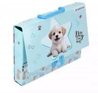 Plecaki szkolne i tornistry - TECZKA Z RACZKA A4/50MM CUTIES DOGGYSTK PUD 1/15 - miniaturka - grafika 1