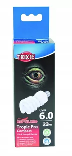 Trixie Żarówka kompaktowa Tropic Pro Compact 6.0 UV-B 23 W - Akcesoria do terrarium - miniaturka - grafika 1